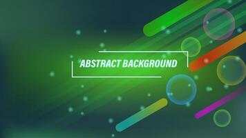 Green abstract background technology, modern and futuristic technology concept for banner backdrop, flayer and wallpaper vector