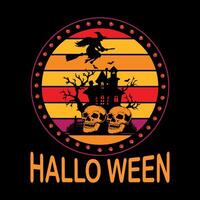 hallo ween creative design vector