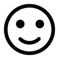 Happy face, smiley face icons. Happy smiley face. Smile Icon in trendy flat style isolated on white background. Funny emoticons faces with facial expressions. vector