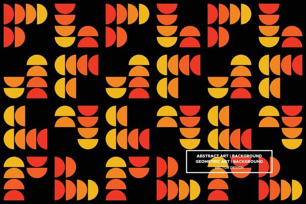 Geometric Pattern - Geometric Background - Abstract Background - Geometric Shapes - Use in Website Design, Packaging, Wall Art, Wallpaper, Poster, Banner, Ad, Profile, Brochure, Apparel, Textiles