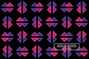 Geometric Pattern - Geometric Background - Abstract Background - Geometric Shapes - Use in Website Design, Packaging, Wall Art, Wallpaper, Poster, Banner, Ad, Profile, Brochure, Apparel, Textiles vector