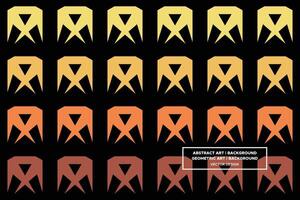 Geometric Pattern - Geometric Background - Abstract Background - Geometric Shapes - Use in Website Design, Packaging, Wall Art, Wallpaper, Poster, Banner, Ad, Profile, Brochure, Apparel, Textiles vector