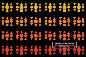 Geometric Pattern - Geometric Background - Abstract Background - Geometric Shapes - Use in Website Design, Packaging, Wall Art, Wallpaper, Poster, Banner, Ad, Profile, Brochure, Apparel, Textiles vector