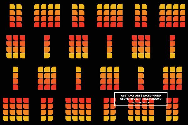 Geometric Pattern - Geometric Background - Abstract Background - Geometric Shapes - Use in Website Design, Packaging, Wall Art, Wallpaper, Poster, Banner, Ad, Profile, Brochure, Apparel, Textiles