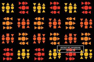 Geometric Pattern - Geometric Background - Abstract Background - Geometric Shapes - Use in Website Design, Packaging, Wall Art, Wallpaper, Poster, Banner, Ad, Profile, Brochure, Apparel, Textiles vector