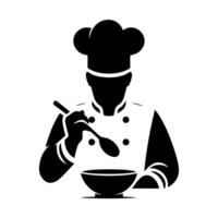 Chef hat silhouette. Chef silhouette , chef poses silhouette , chef standing silhouette , cooking silhouette , food silhouette , chef character silhouette , kitchen silhouette , chef cap vector