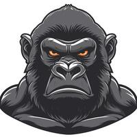 Powerful Gorilla Character 2D vector