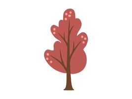 Autumn Tree Fall Background Illustration vector