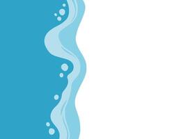 Beach waves Illustration vector