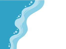Sea Beach waves background illustration vector