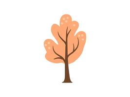 Autumn Tree Fall Background Illustration vector