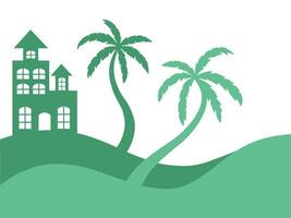 Coconut Tree Background vector