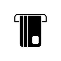 atm concept line icon. Simple element illustration. atm concept outline symbol design. vector