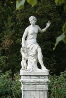 Trakai, Lithuania - September 13th 2023 - Hamadriada sculpture in park - Uzutrakis Manor, Tyszkiewicz family residence photo
