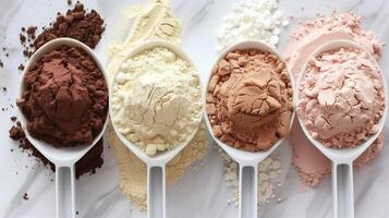 Best-selling protein powders and supplements photo