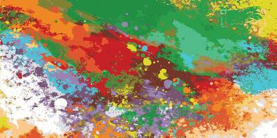 Abstract painting multi color for background design. Abstract pattern rainbow color. vector