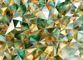 Luxury Abstract Realistic Green Texture Reflection Close Up Background 3D rendering photo
