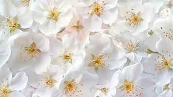 White Flowers Background photo