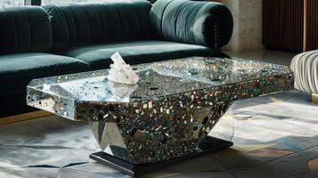 The Twinkling Terrazzo Table A stunningly unique coffee table photo