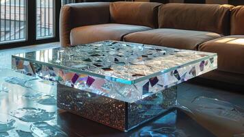 The Twinkling Terrazzo Table A stunningly unique coffee table photo
