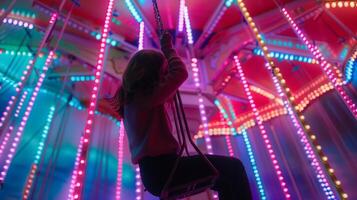 Neon waves, big swings photo