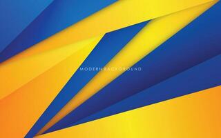 modern abstract background gradients yellow, orange and blue color vector