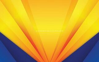 modern abstract background gradients yellow, orange and blue color vector