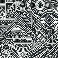 Ethnic tribal pattern. Geometric design perfect for backgrounds, backdrops, wrapping paper, wallpaper, textiles, carpets vector