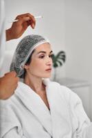 Contour modeling with fillers photo