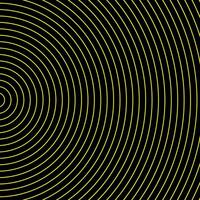 Geometric circular radiating converging circles. Sector of circle set arc sonar. vector