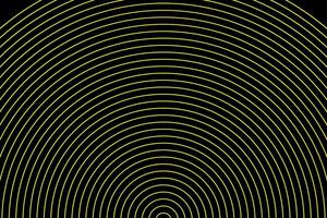 Geometric circular radiating converging circles. Sector of circle set arc sonar. vector
