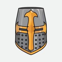 illustration Knight Helmet. design Knight Helmet. Knight Helmet Cartoon design illustration and icon for website, digital and print vector