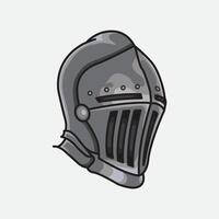 illustration Knight Helmet. design Knight Helmet. Knight Helmet Cartoon design illustration and icon for website, digital and print vector
