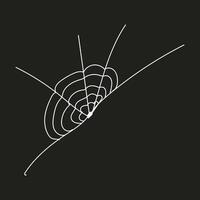 Spider web element vector