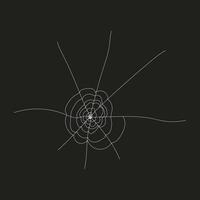 Spider web element vector