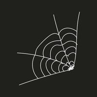 Spider web element vector