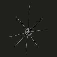 Spider web element vector