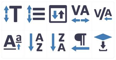 A set of 10 editing tools icons as Symmetrical Scale, symmetry vector