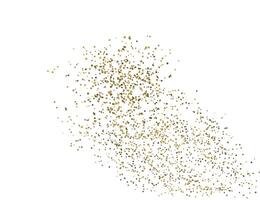 Golden sparkles and dots, gold glitter background, abstract. illustration. vector