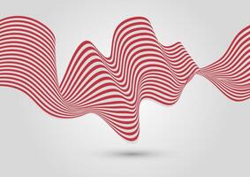 Abstract background with flowing lines vector