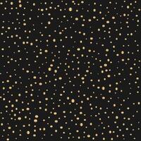 Metallic golden polka dot pattern background vector