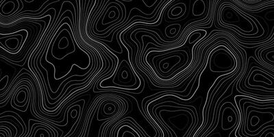 Banner with an abstract topography design vector