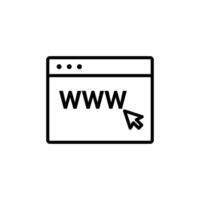 Internet Browser Icon Ideal for Web Navigation vector