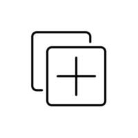 Add Apps Icon Perfect for Mobile and Software Applications vector