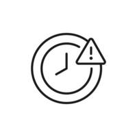 Urgent Alert Alarm Exclamation Icon for Notifications vector
