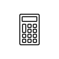 Mathematics Calculator Icon Ideal for Financial and Academic Calculations vector