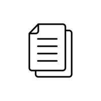 Duplicate Copy Icon Perfect for Document Management and Cloning vector