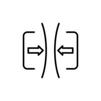 Data Compression Icon for File Management and Archiving Solutions vector