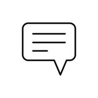Social Comment Icon Ideal for Feedback and Interaction vector
