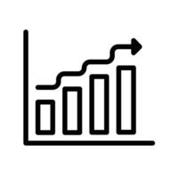 Histogram Chart Icon Ideal for Data Analysis and Statistics vector